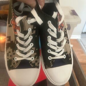 Digital Camo Kids Sneakers